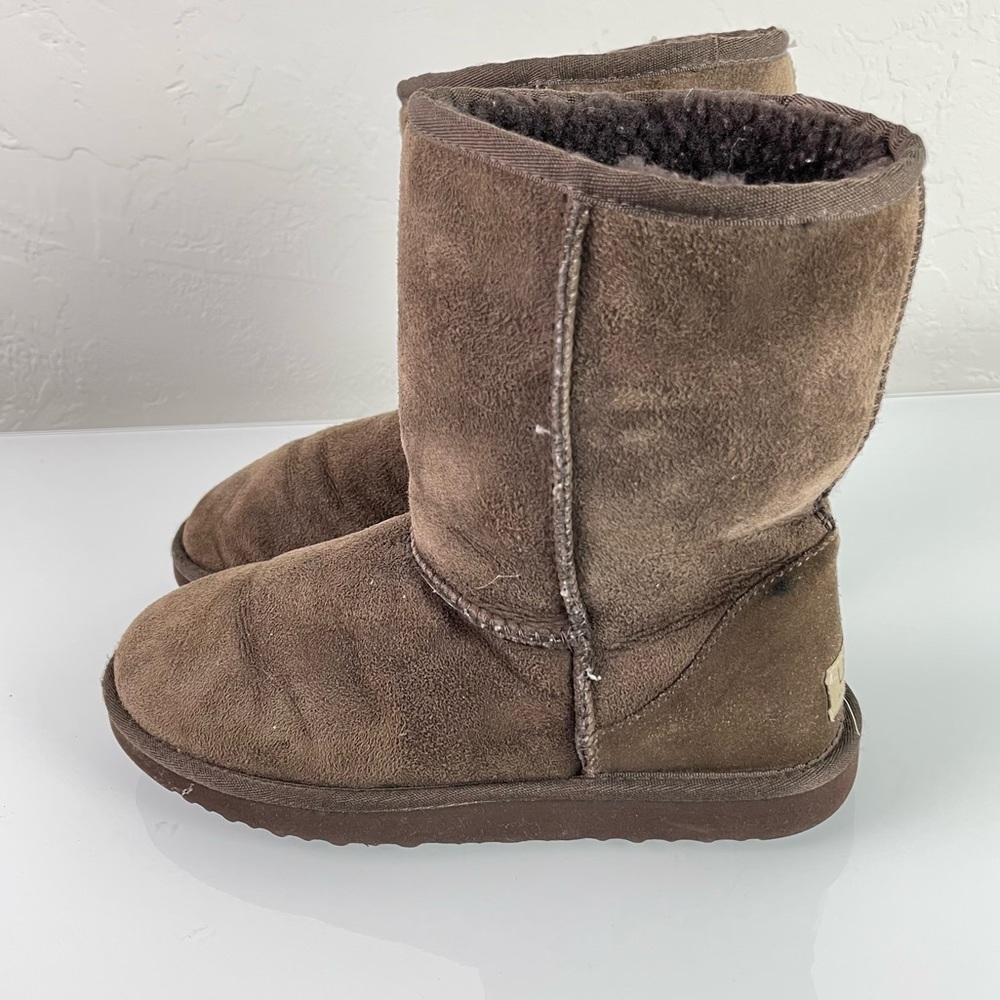 Ugg Boots Classic Short Solid Dark Chocolate Brow… - image 6
